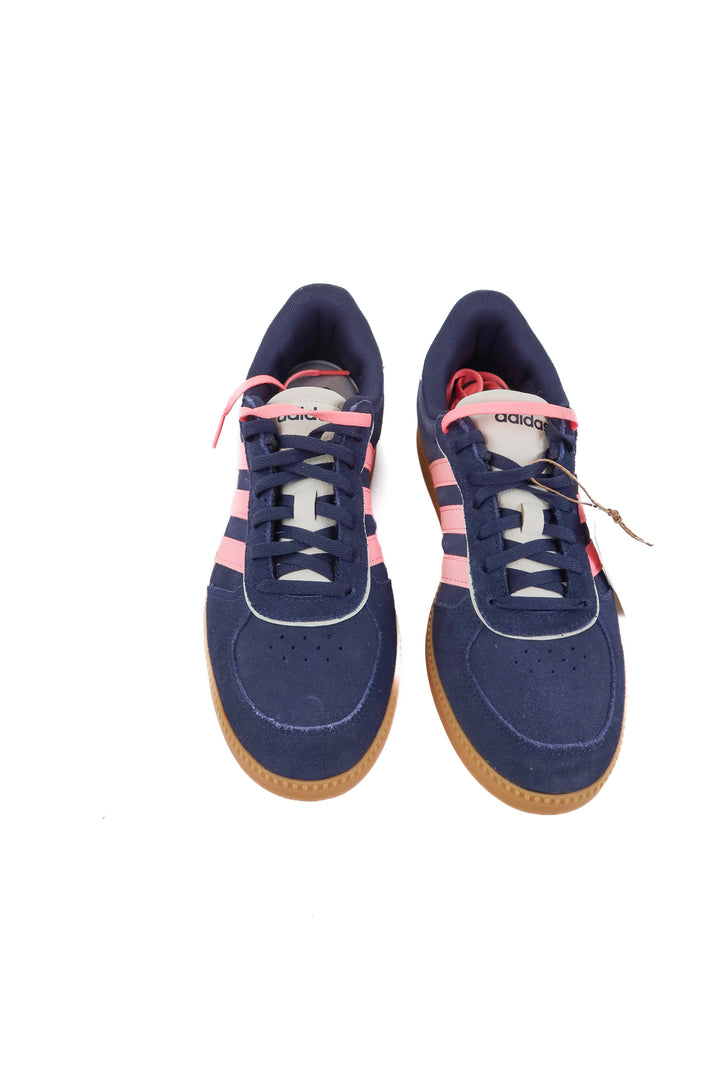 adidas navy/pink sneakers NWOT (9; retail $64.99)