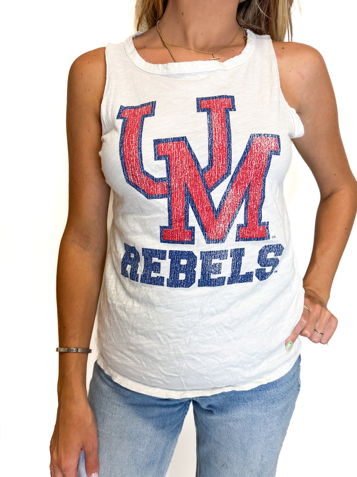 The Original Retro Brand UM Rebels Racerback Tank (S)