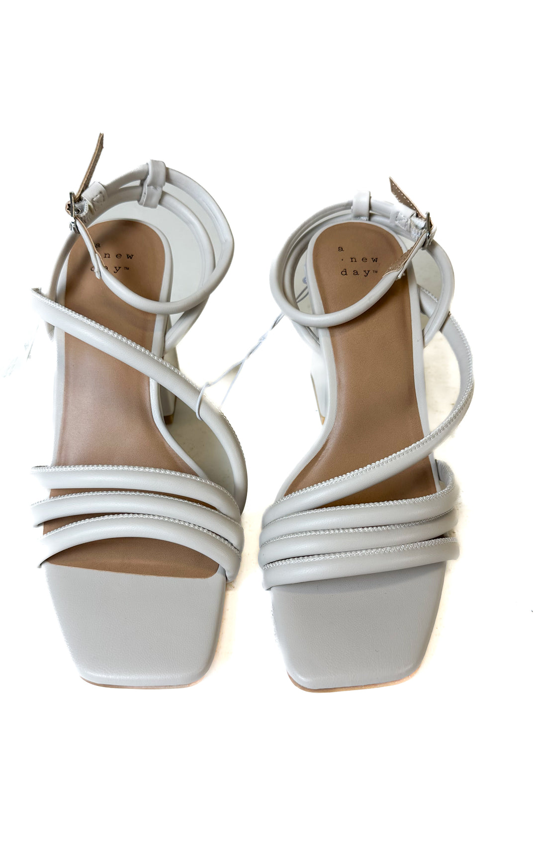 A New Day Tan Strappy Sandals NWT (7)