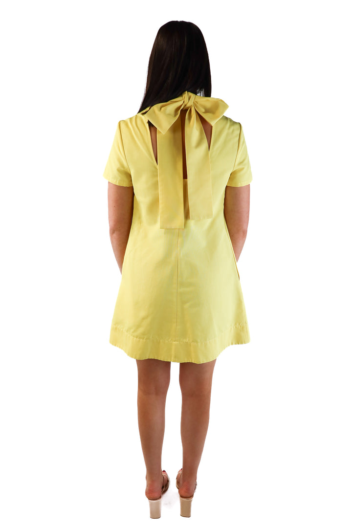 Staud Yellow Mini Dress (M; retail $245)