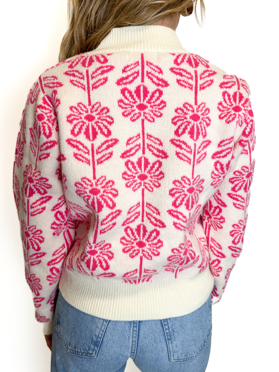 &merci Floral Sweater NWT (S)