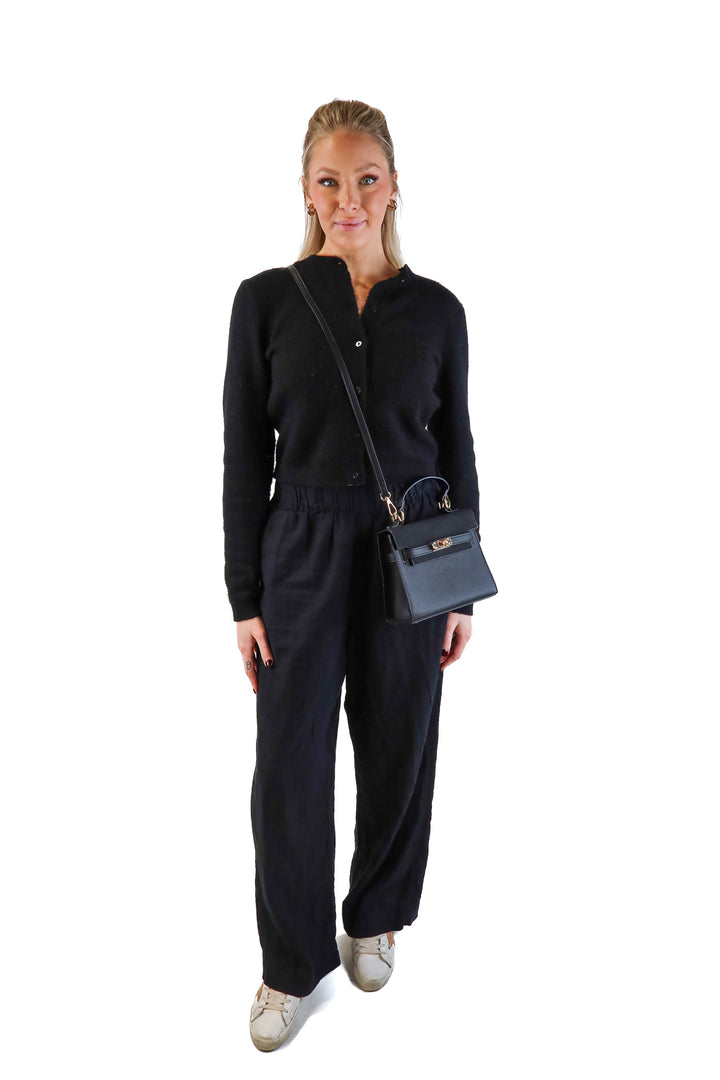 Black/gold purse