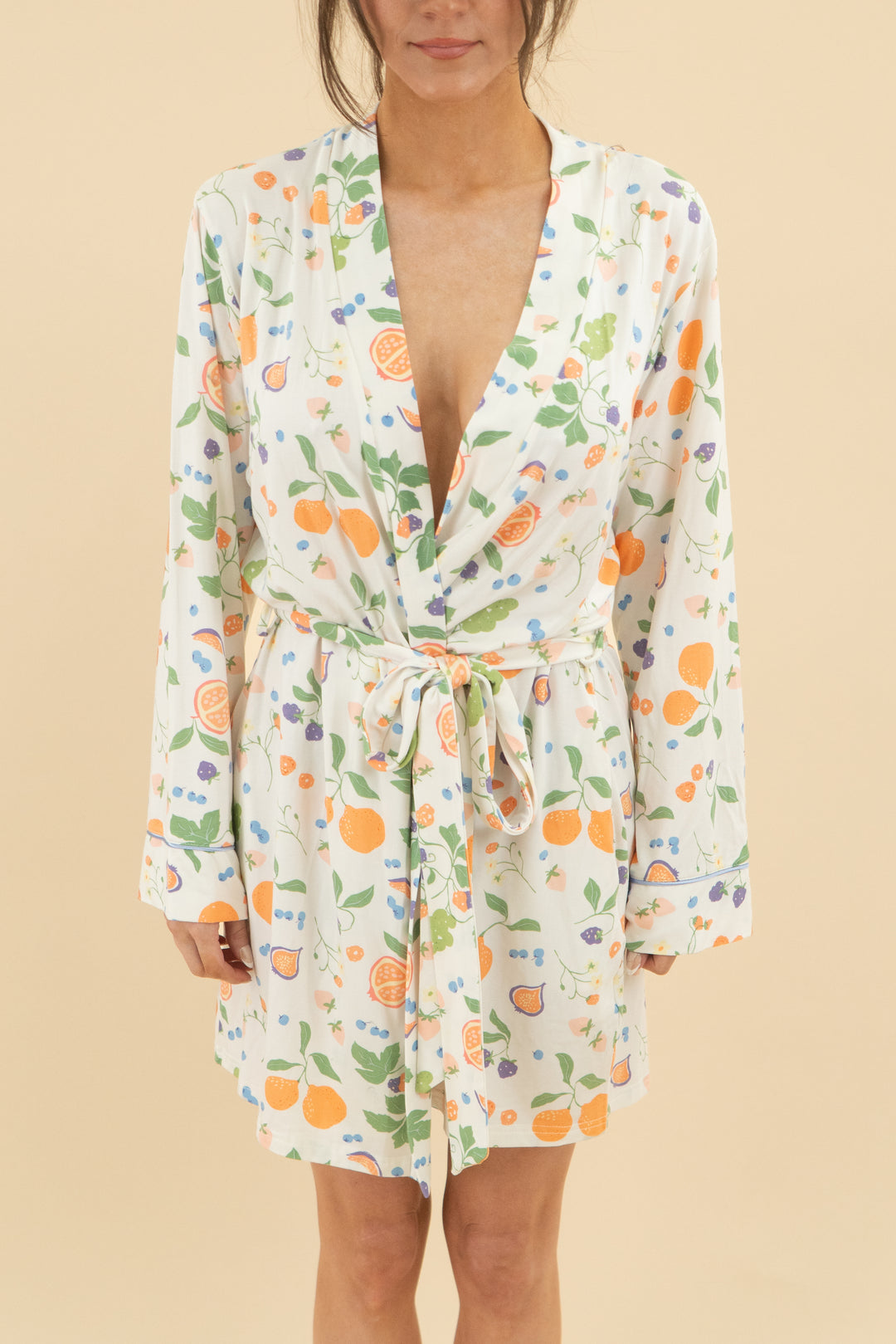 in my sundays white fruit robe nwt (s; retail $86)