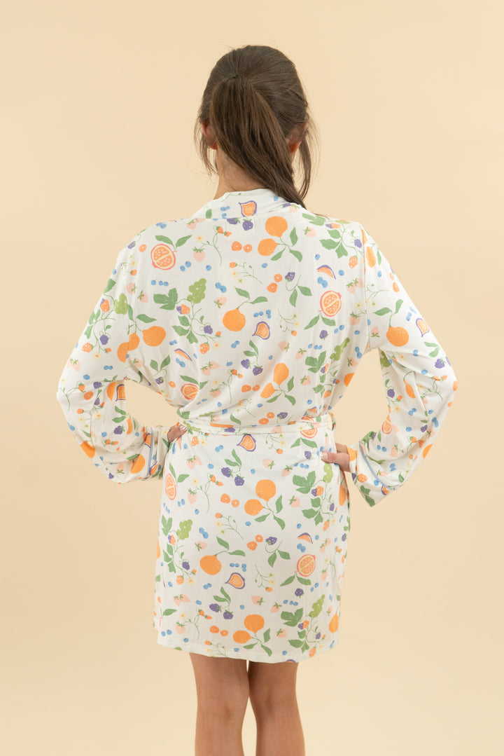 in my sundays white fruit robe nwt (s; retail $86)