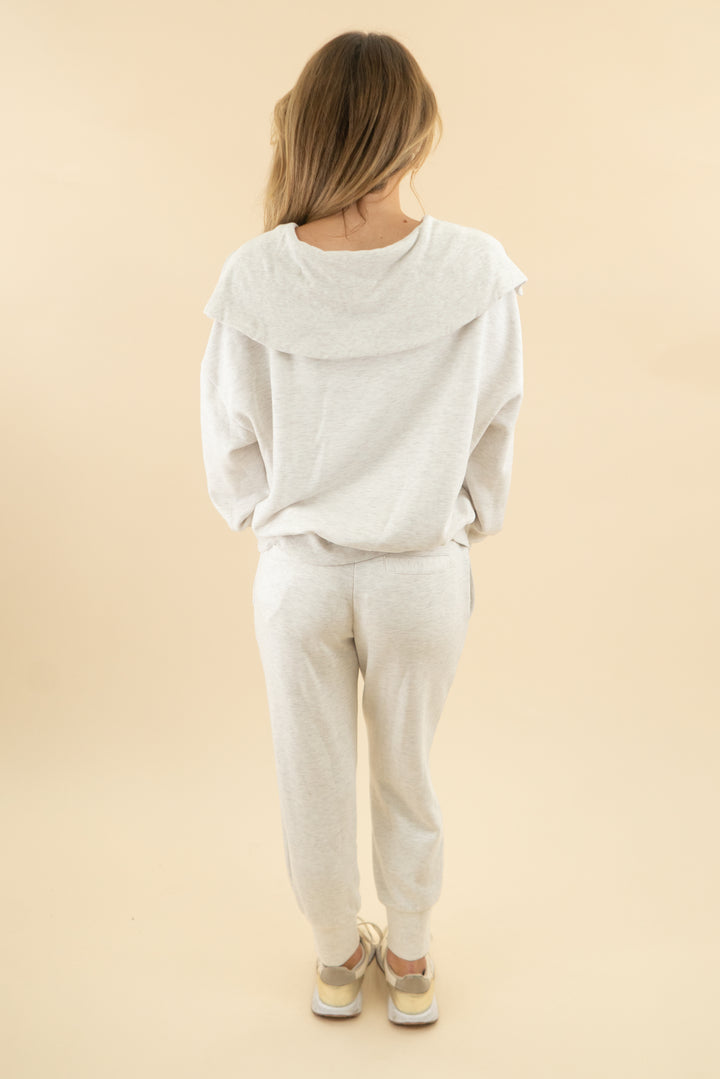 65. varley light grey double soft lounge set (s; retail $275)
