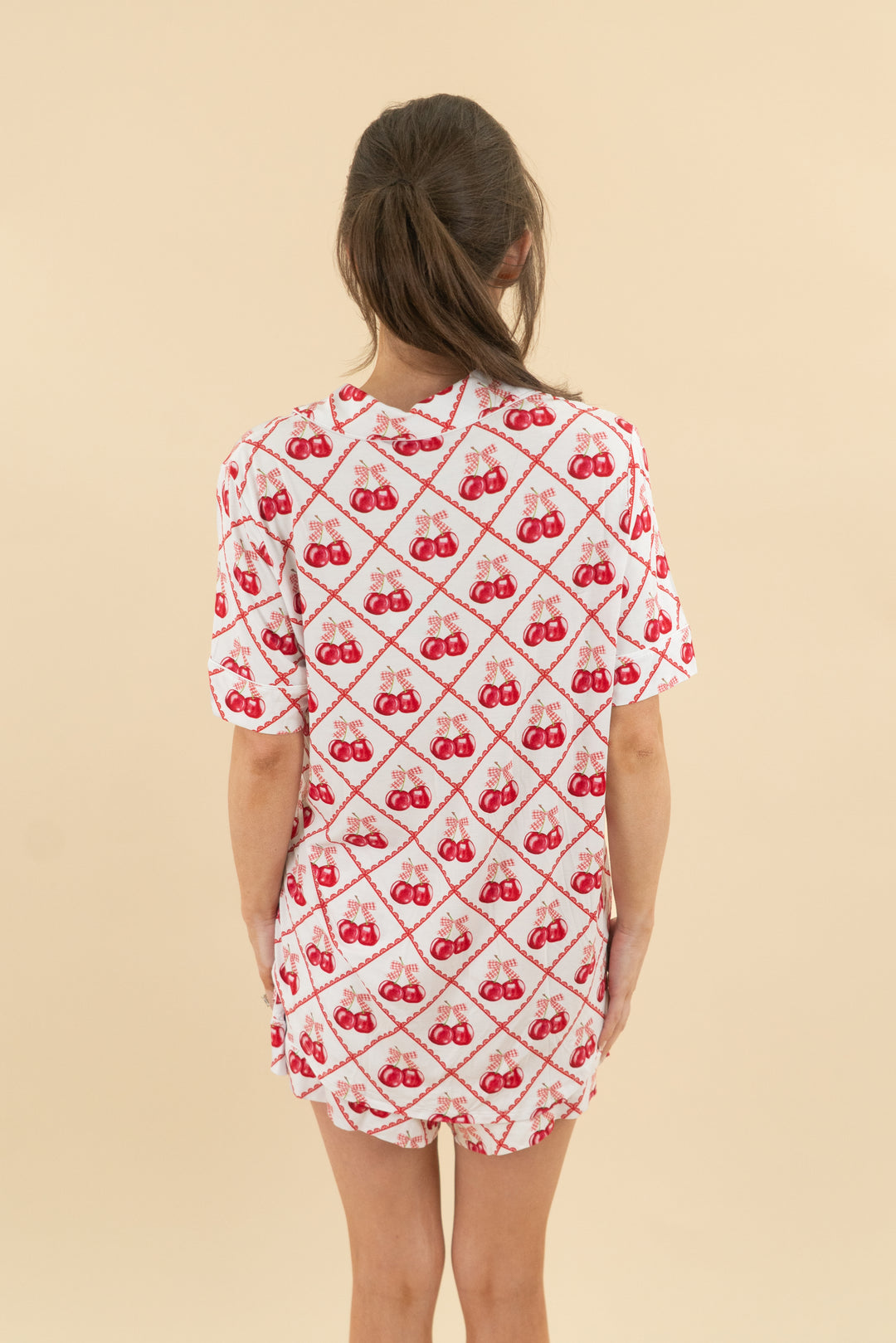 Posh Peanut Cherry Pajama set nwt (m; retail $86)