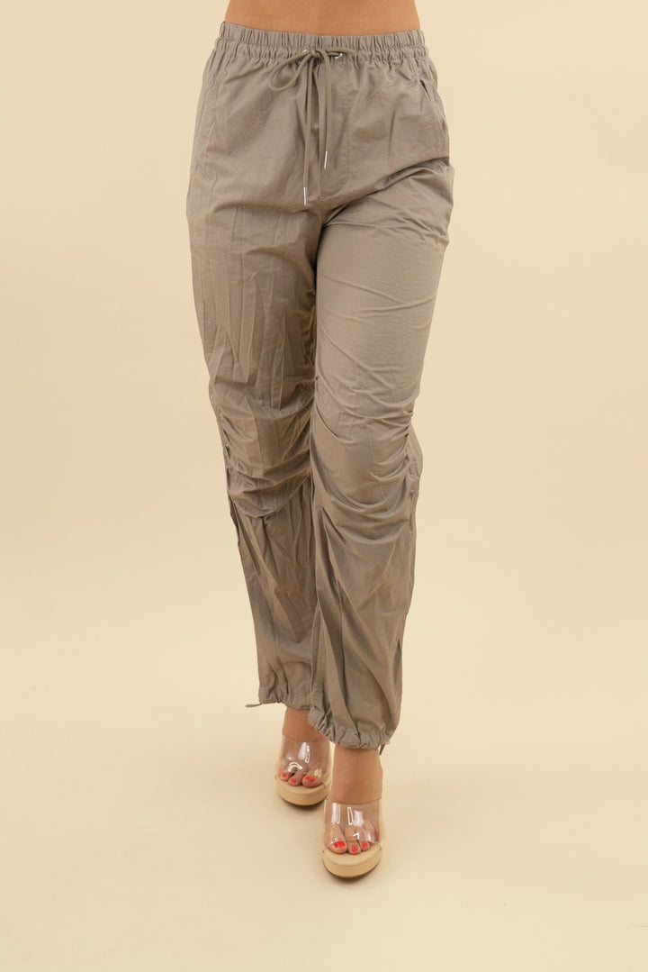 abercrombie and fitch taupe cargo pant (S; retail $90)