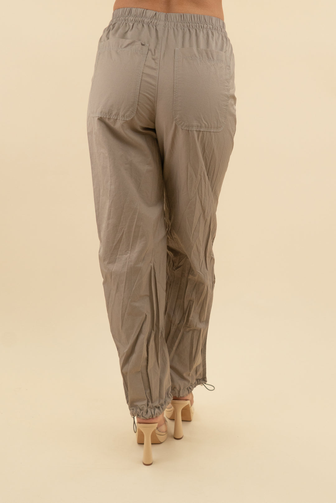 abercrombie and fitch taupe cargo pant (S; retail $90)