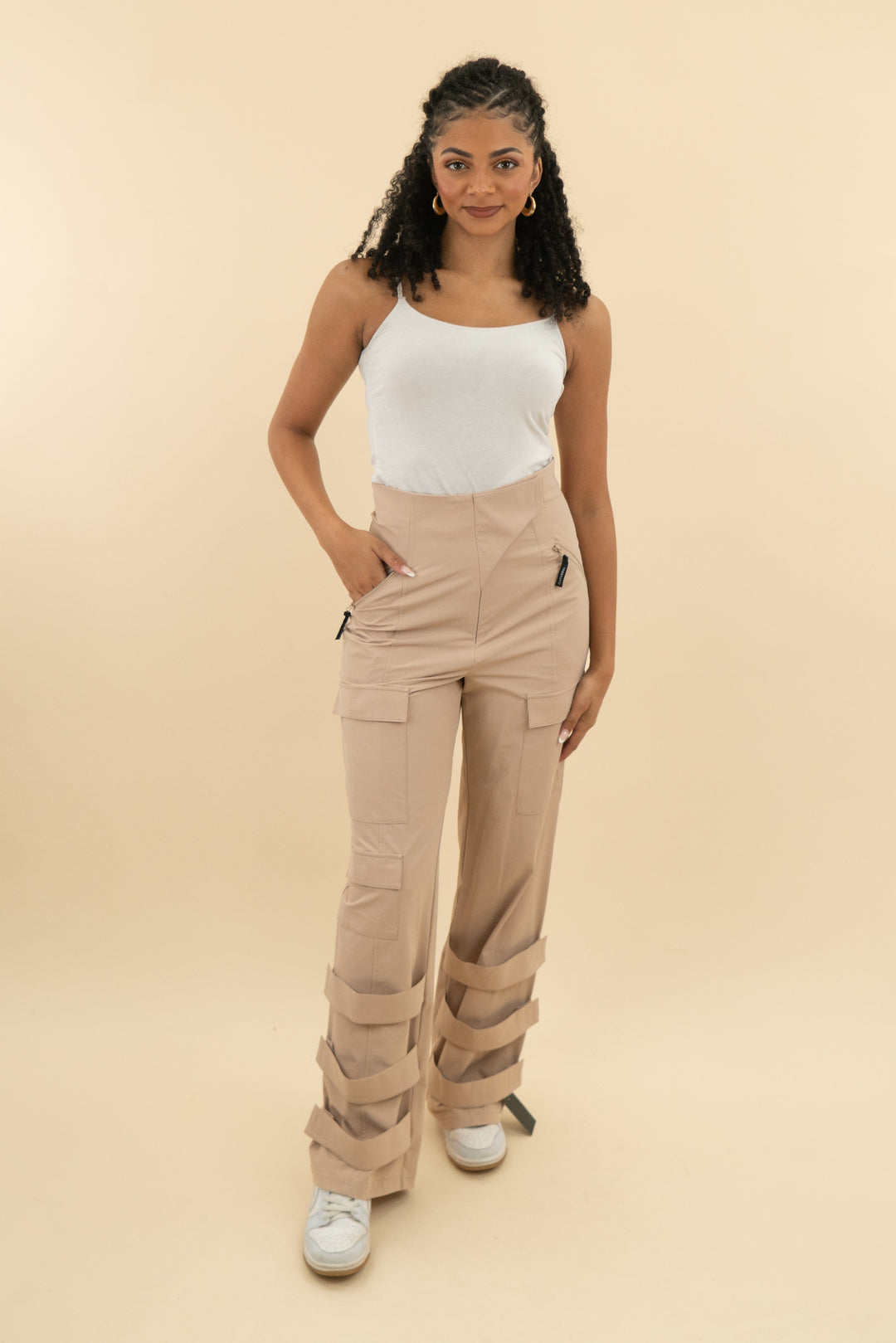 jluxlabel nude cargo trouser nwt (m; retail $85)