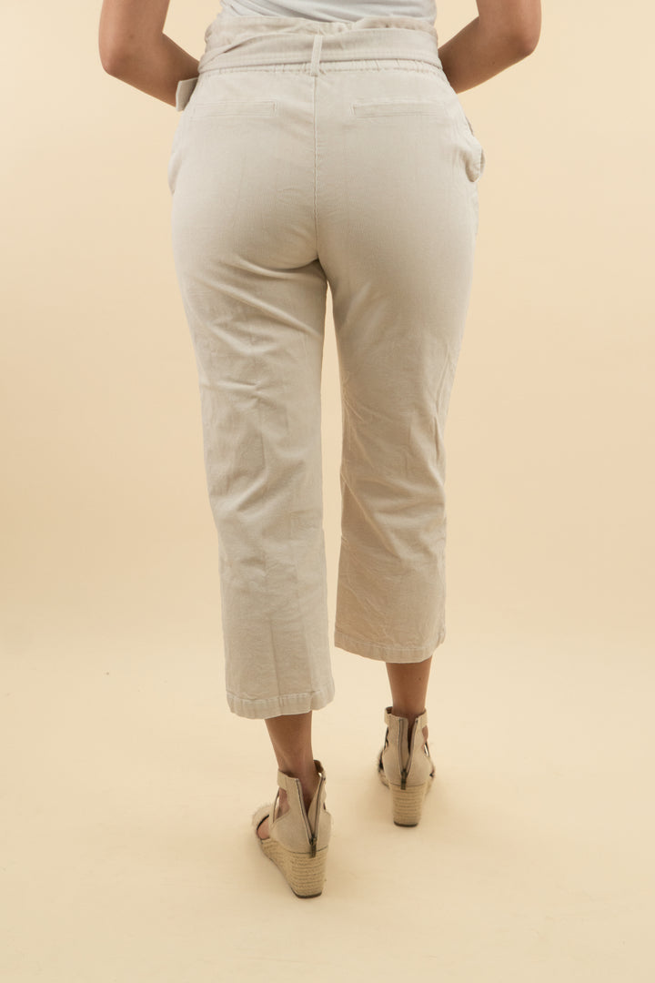 skies are blue cream cordouroy wide leg pant (m; retail $40)