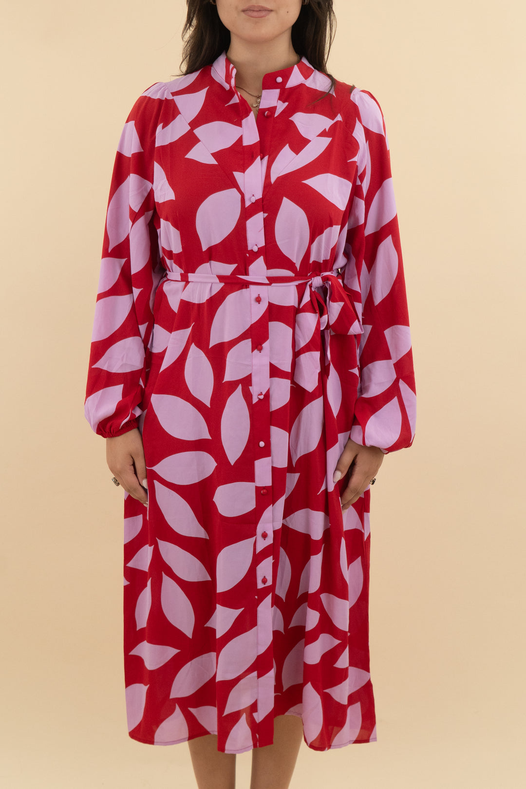 4. lazysmile lavender and red patterned maxi dress NWT (xl; retail $60)