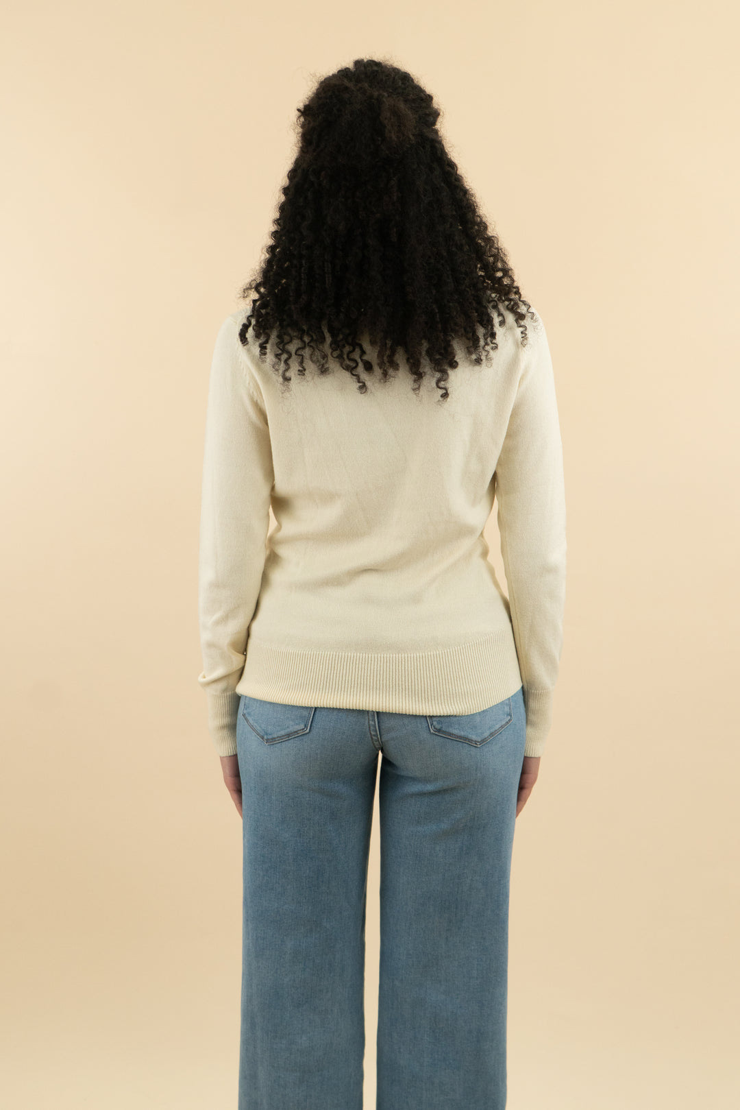 venus cream turtleneck sweater (m; retail $59)
