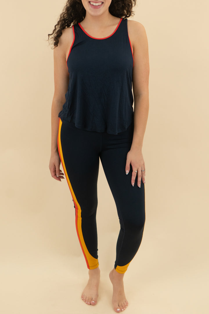 Splits59 Navy tank and legging set (m; retail $186)