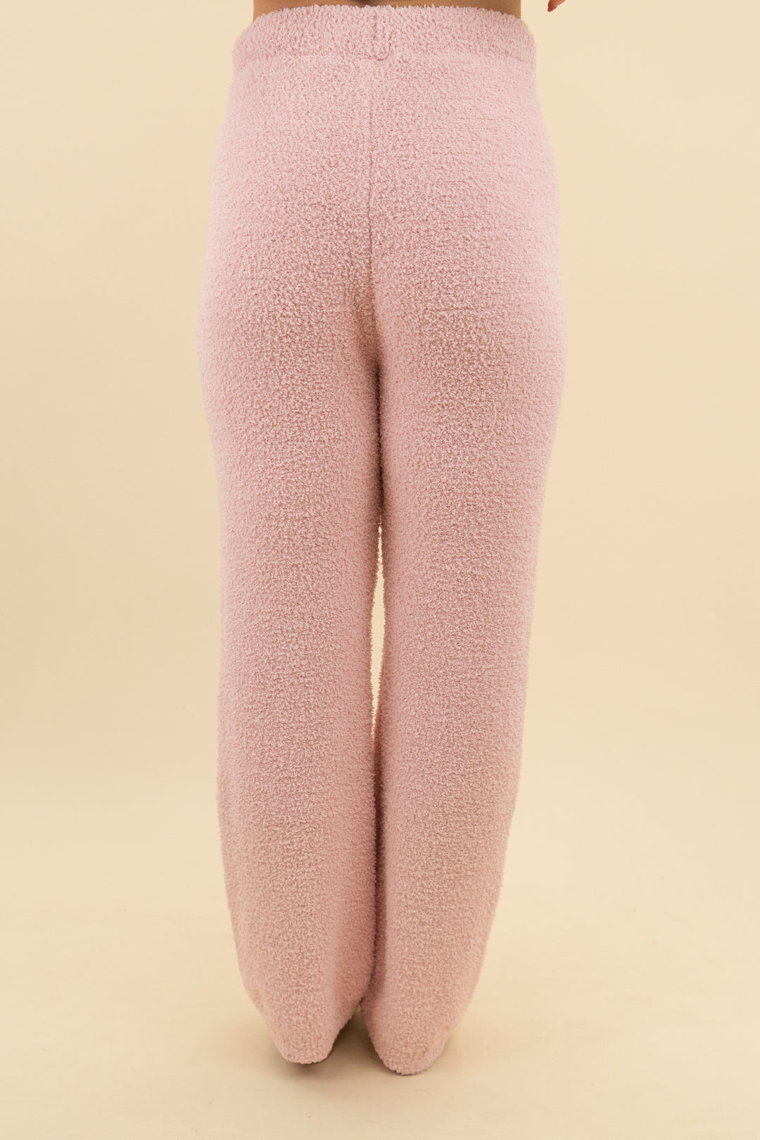 pink fuzzy sweatpants (m; retail $48)