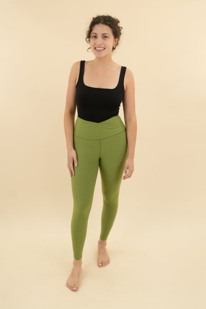 beyond yoga green spacedye legging (s; retail $99)