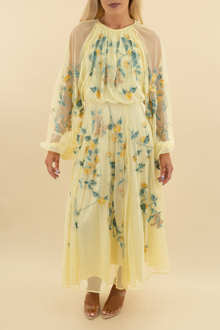 asos yellow and blue floral maxi (2)