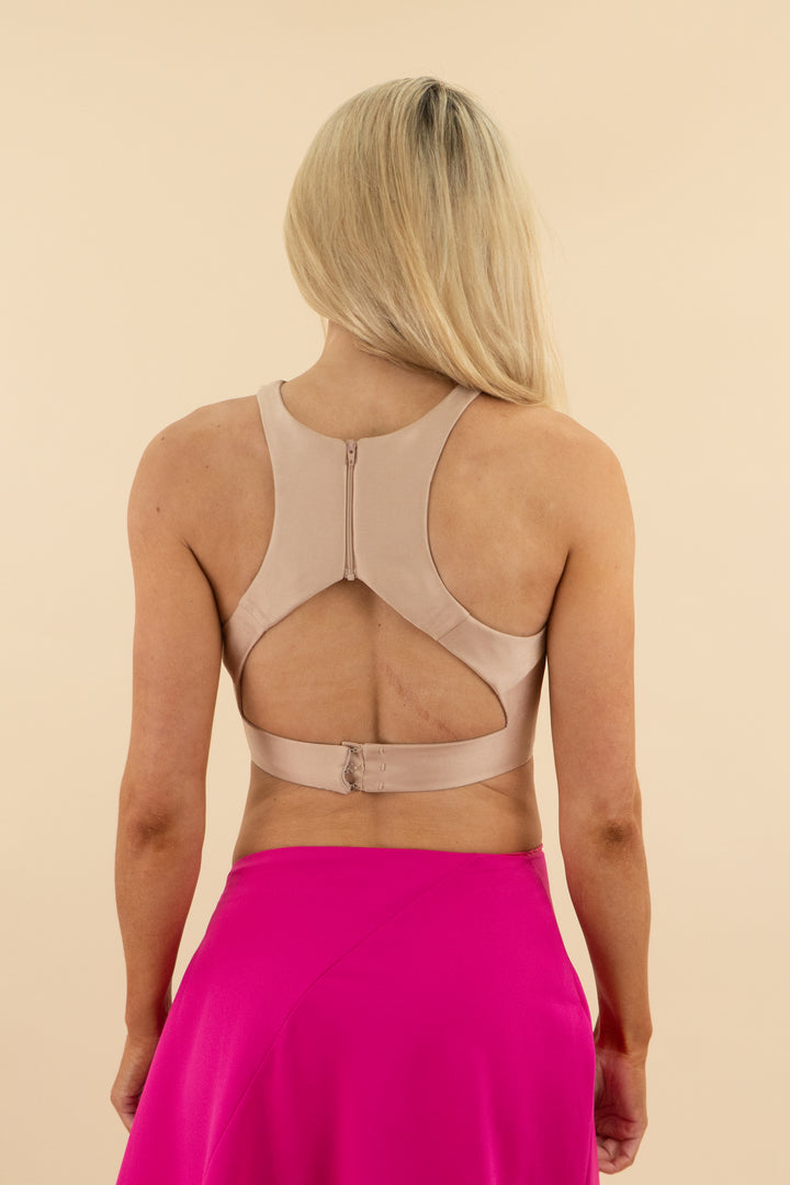 champagne zip tank (s)