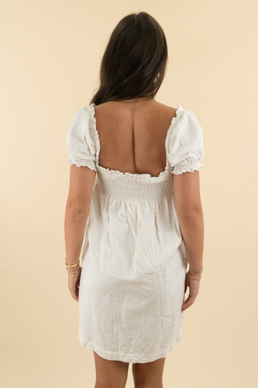 Faherty White Mini Dress (s: retail $178)