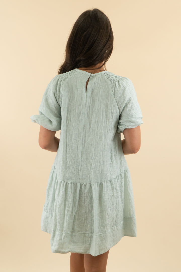 Club Monaco Mint Textured Mini Dress (s: retail $229)