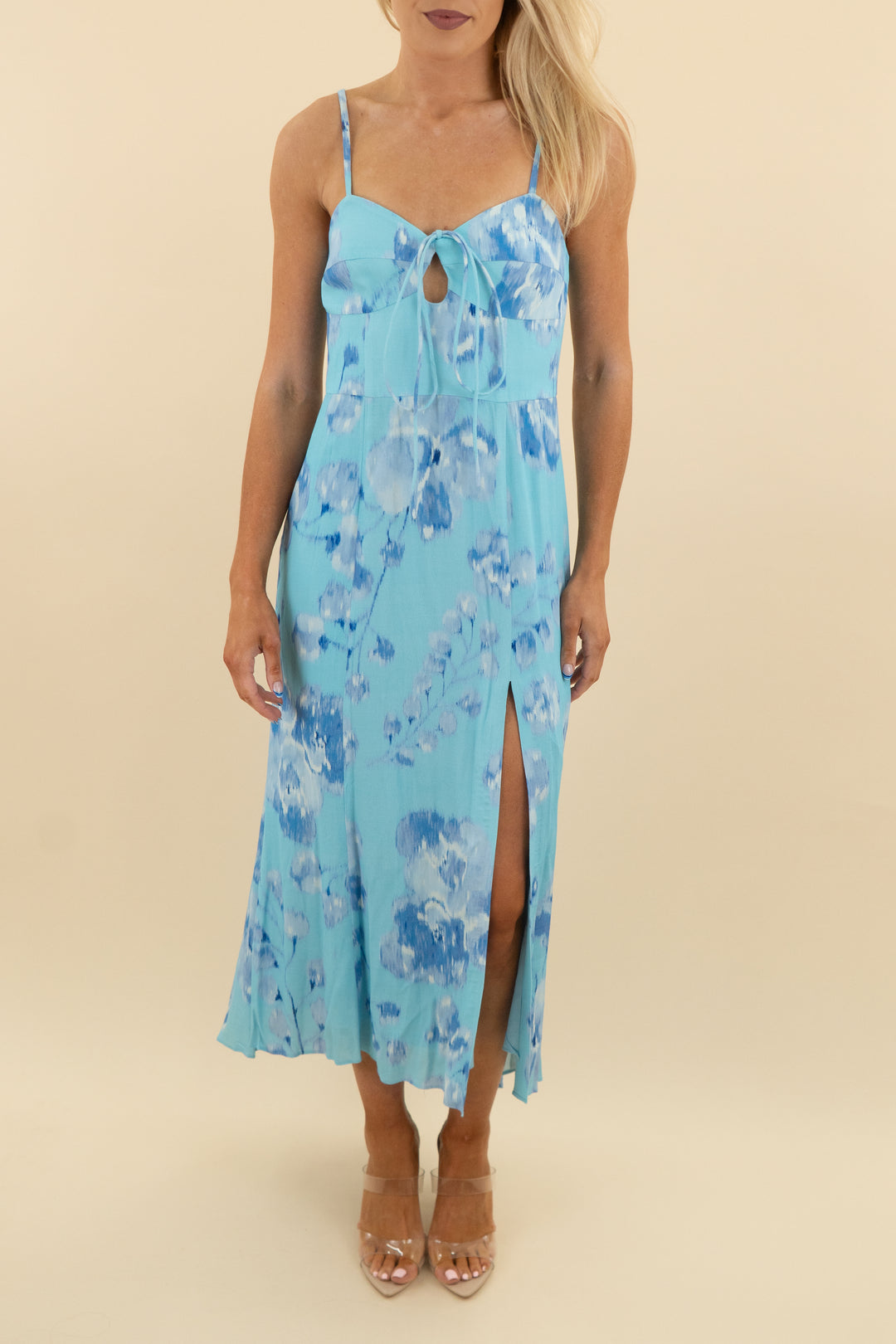Hutch Blue Maxi Dress nwt (0: retail $297)