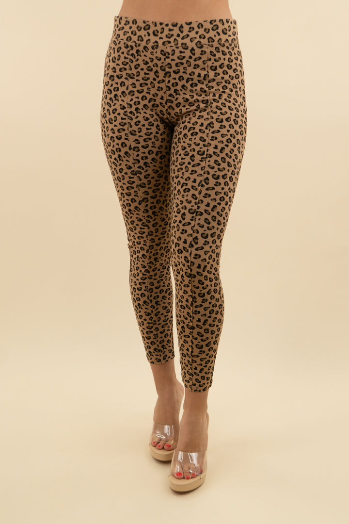 old navy leopard trouser leggings (s; retail $34)