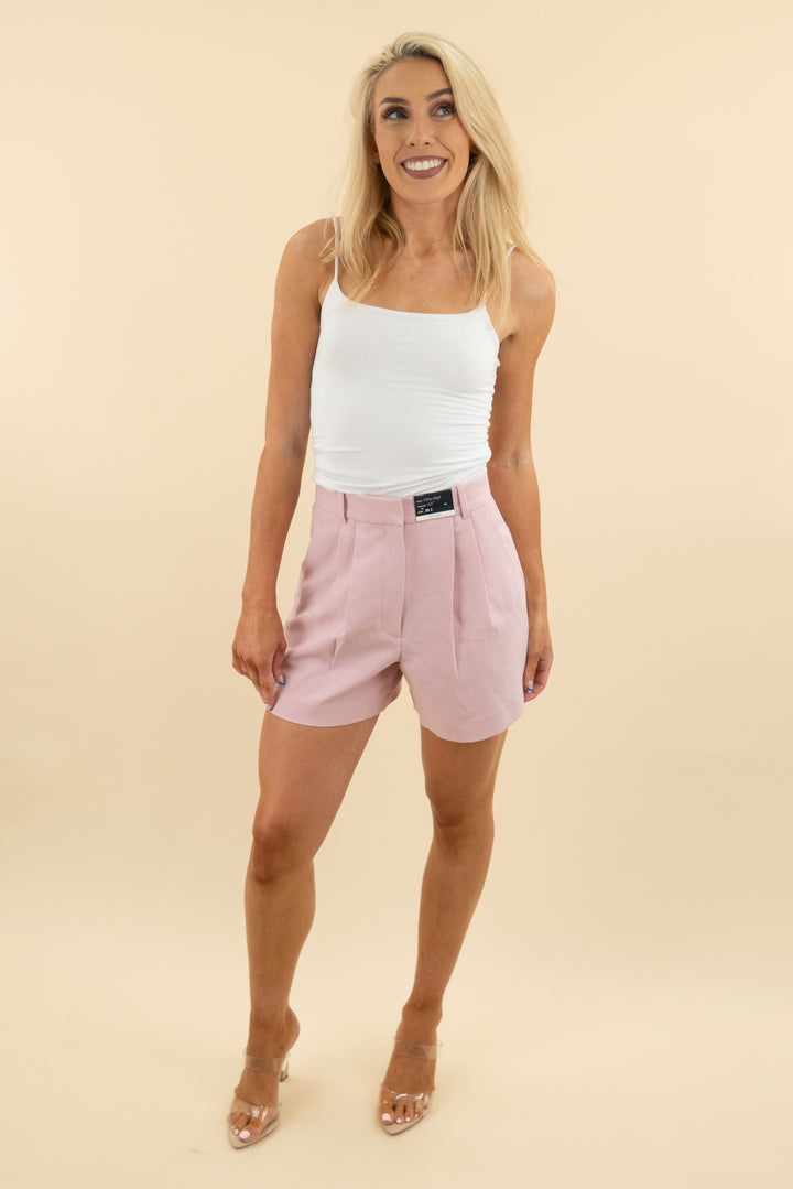 Abercrombie & Fitch Pink Ultra High Rise Shorts nwt (26/2; retail $70)