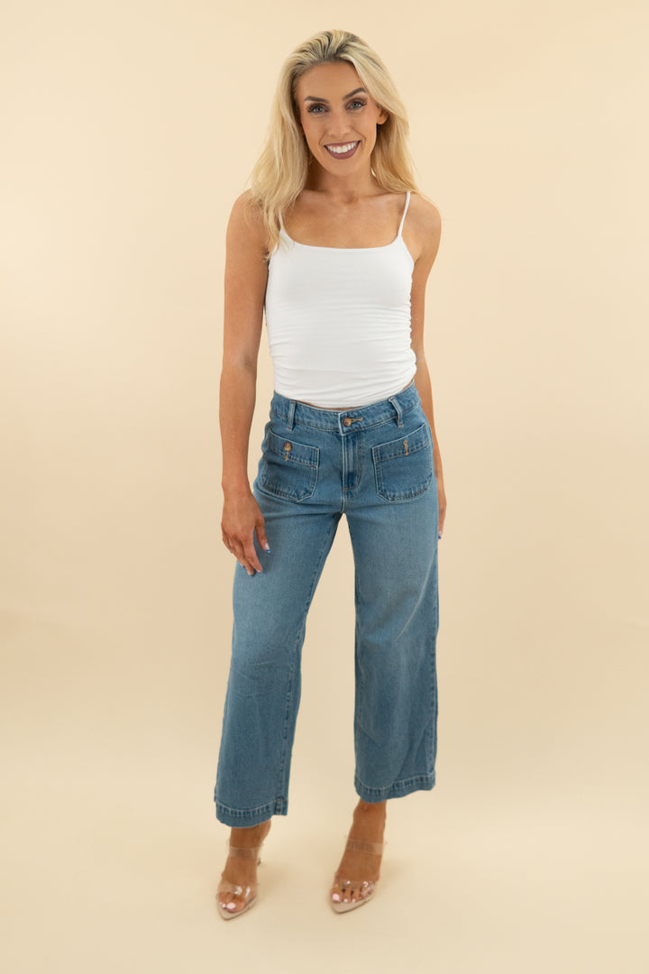 Loft Palmer Wide Leg Jeans (26/2: retail $89)