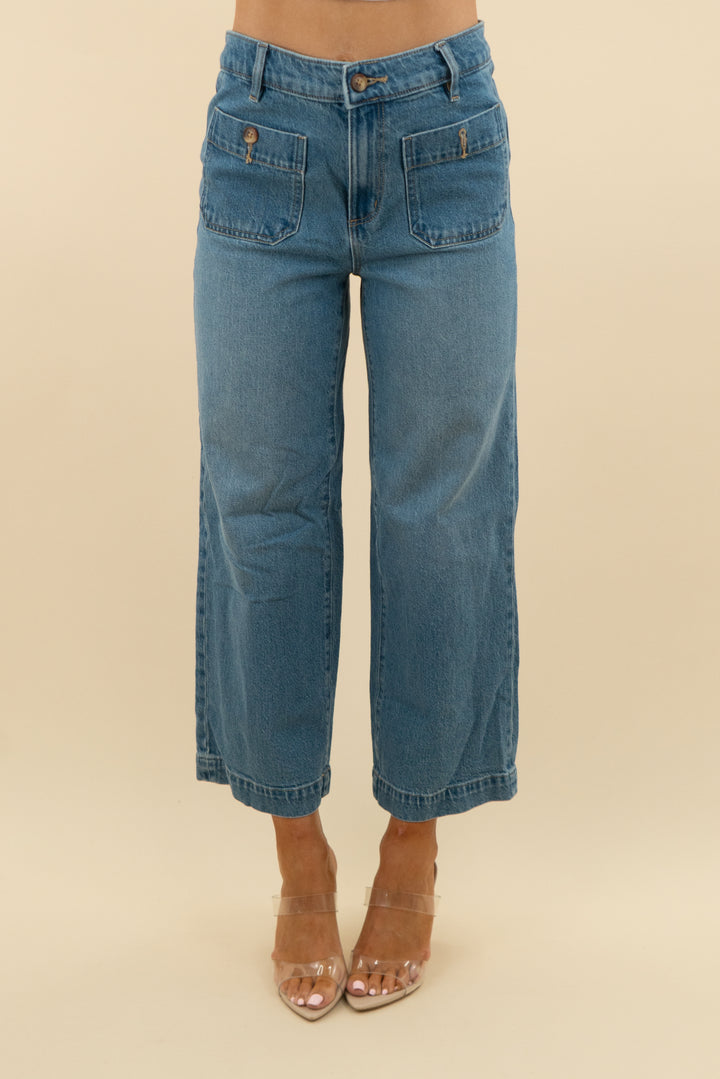 Loft Palmer Wide Leg Jeans (26/2: retail $89)