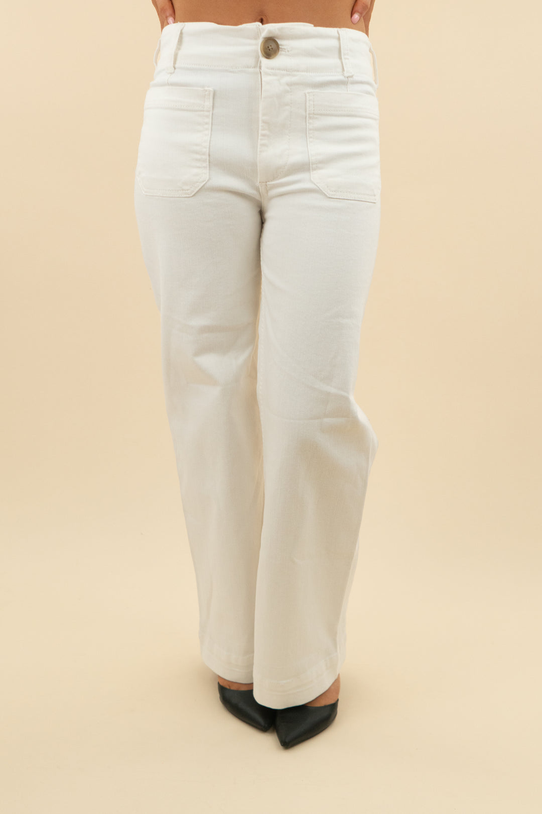 Maeve The Colette Full Length White Pants nwt (26; retail $140)