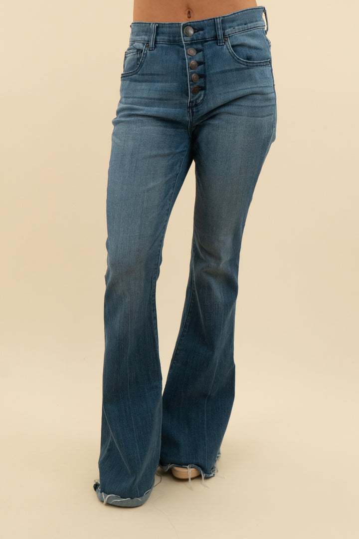 express bell flare jeans (s; retail $88)