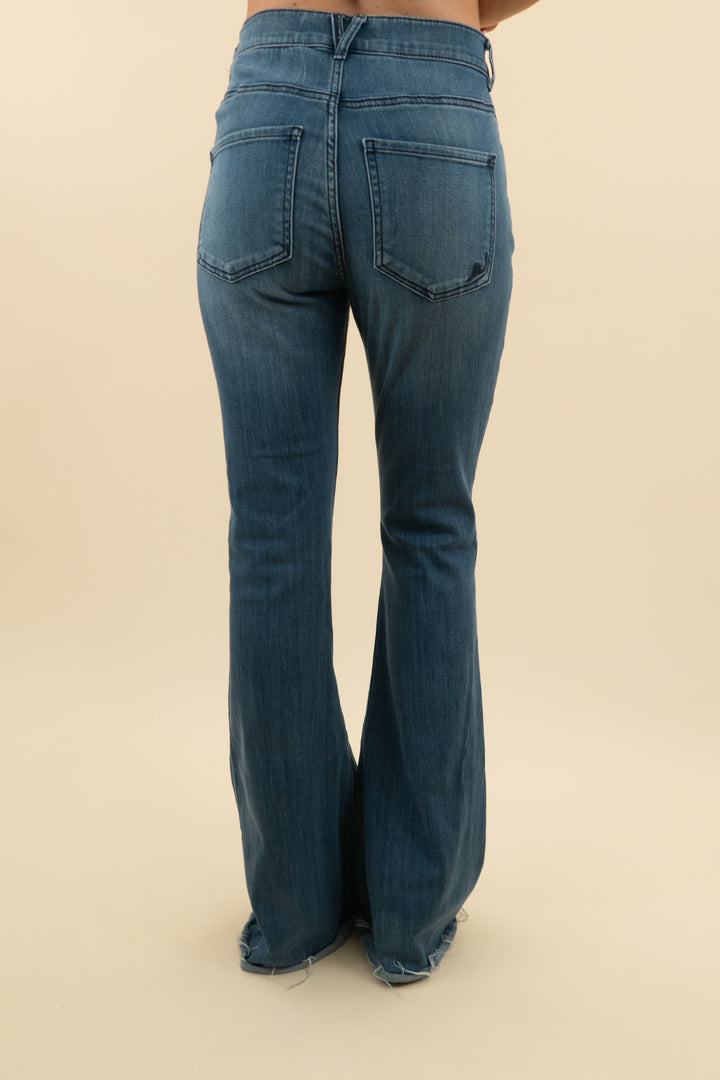 express bell flare jeans (s; retail $88)