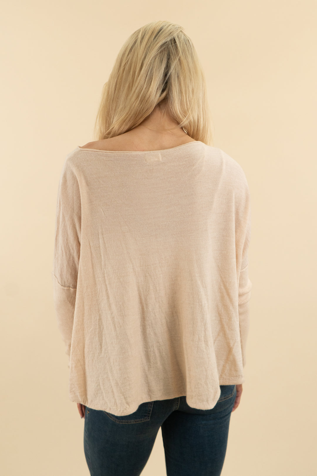 Pilcro Soft Apricot Wool Sweater (s: retail $128)