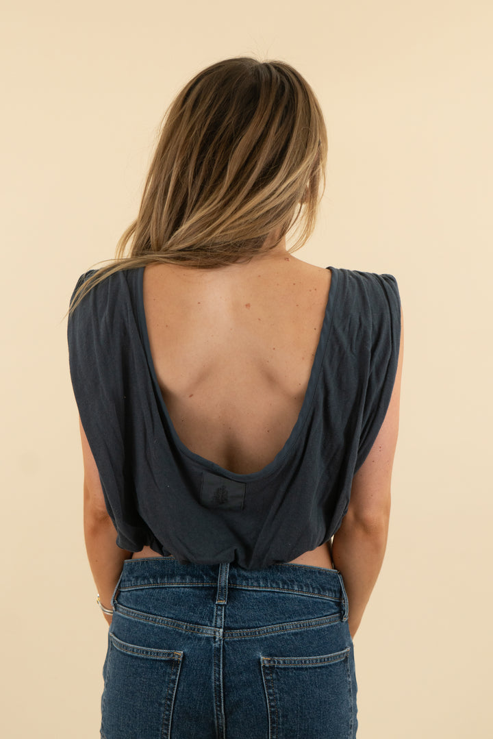 FP Movement Charcoal Balloon Top (s: retail $48)