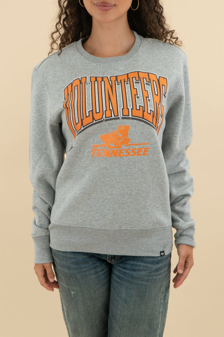 47 brand grey "volunteers" crewneck sweatshirt nwt (s; retail $75)