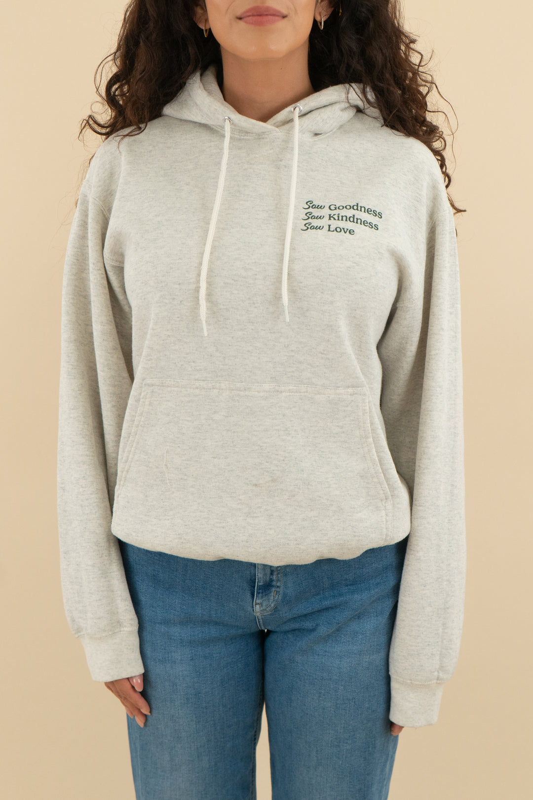 grey reap what you sow hoodie (m; retail $60)