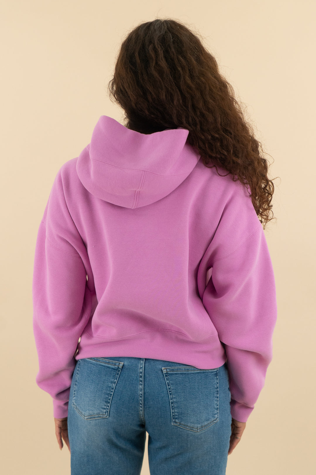 inzy purple cropped hoodie (m; retail $70)
