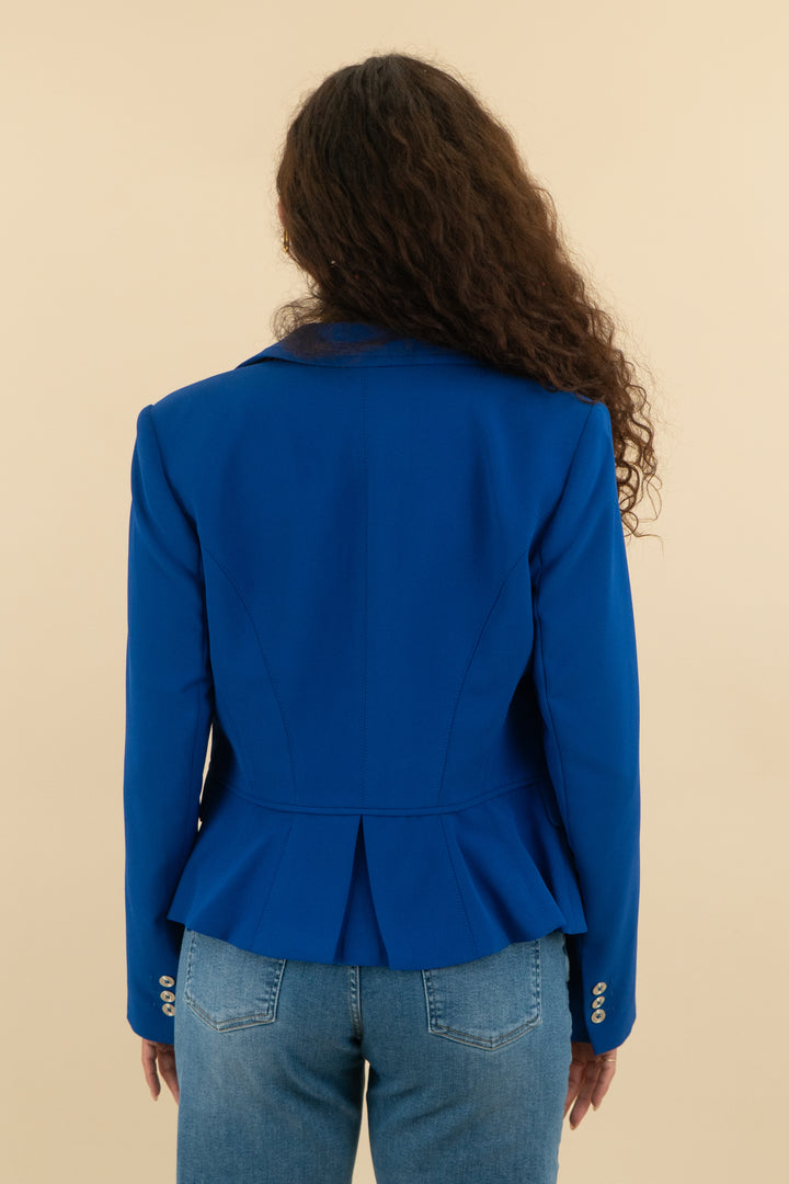 White House Black Market Blue Blazer (10; retail $185)