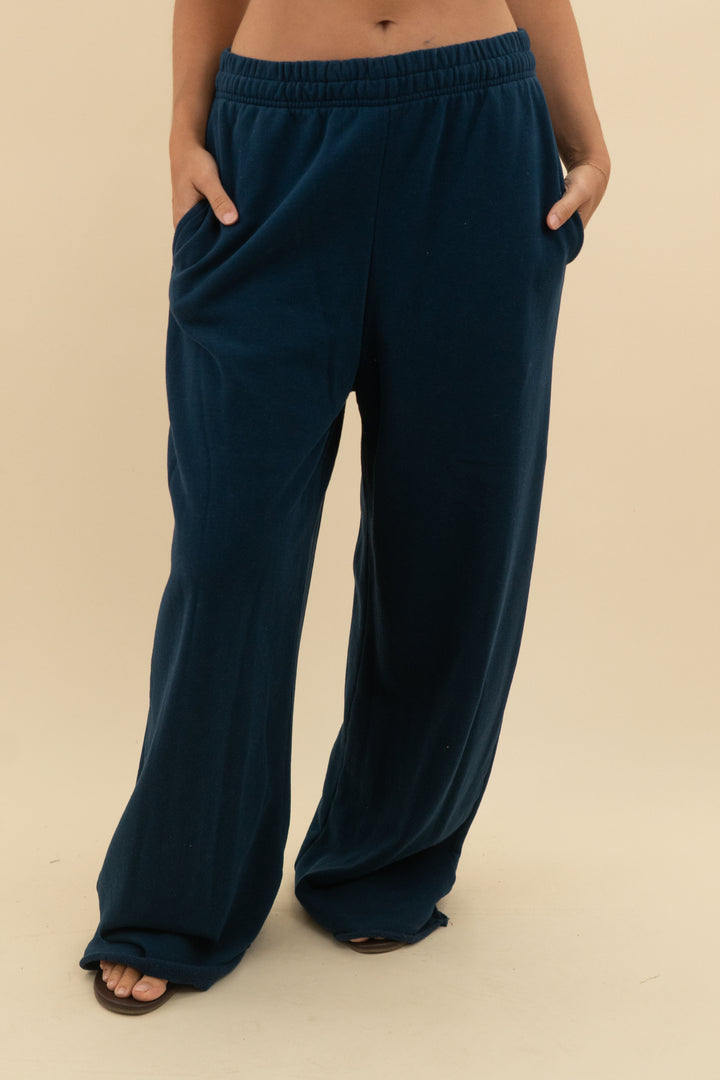 beachkrew navy sweatpants (m; retail $80)