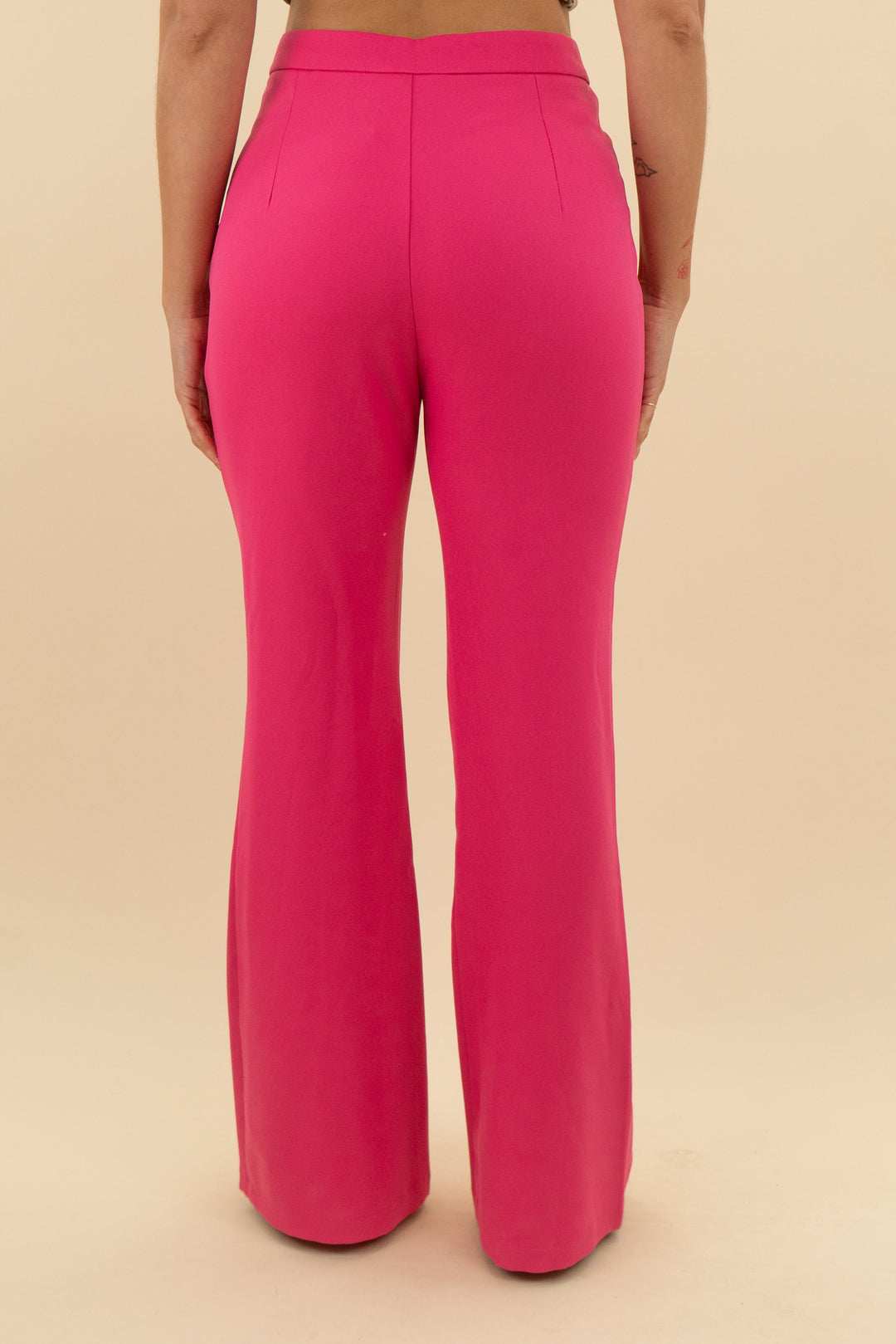 pink lily pink trouser pants (m; retail $48)