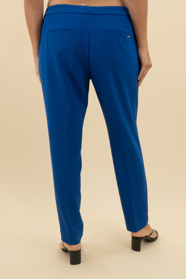White House Black Market Blue Tapered Ankle Trousers (6; retail $99)