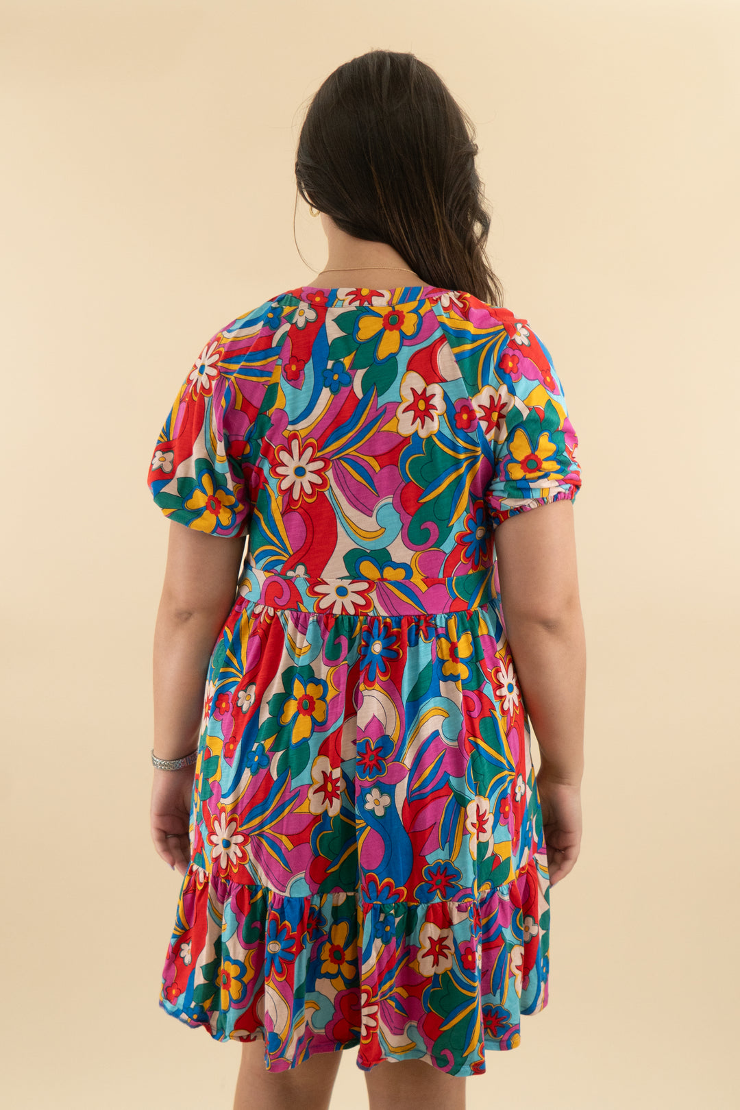 boden colorful pop floral dress (12; retail $110)