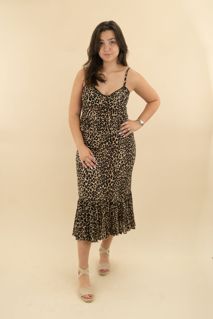 *AUCTION* reformation cheetah ruffle dress (14)