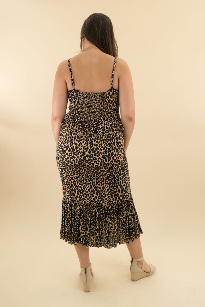 *AUCTION* reformation cheetah ruffle dress (14)