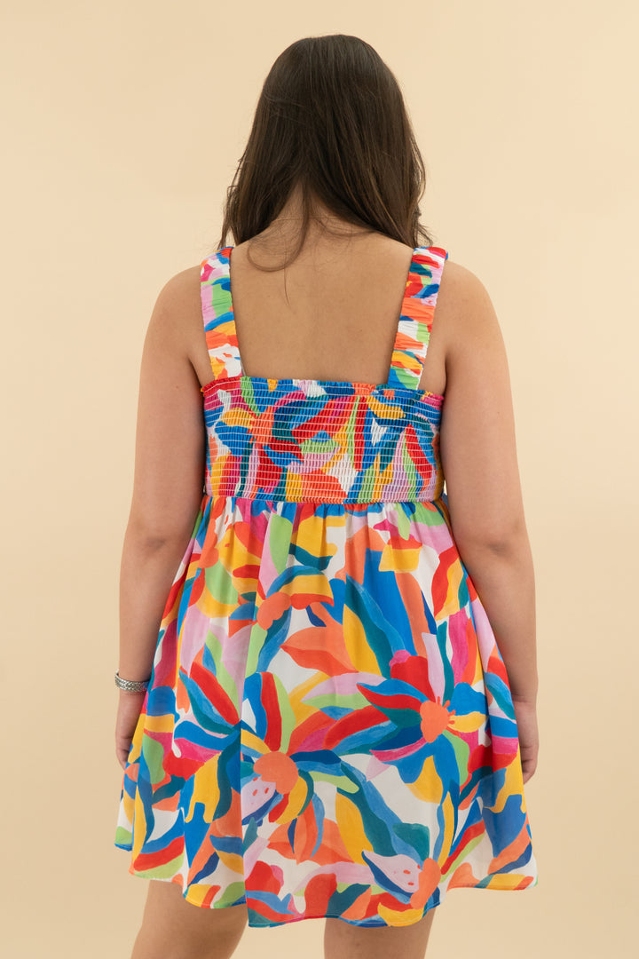show me your mumu vibrant print dress (xl; retail $138)