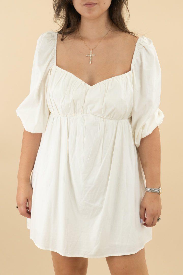 reformation white dress (12; retail $198)