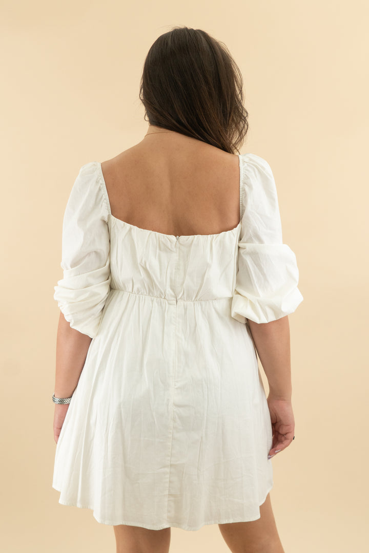 reformation white dress (12; retail $198)