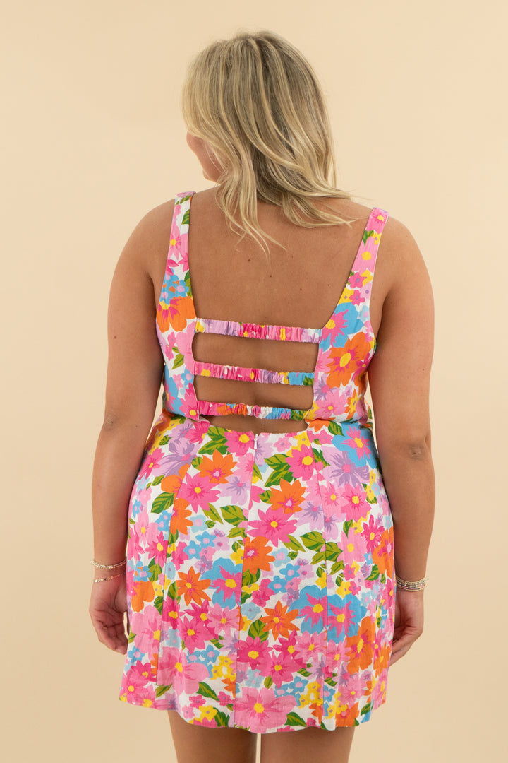 show me your mumu multi floral dress (xxl; retail $168)