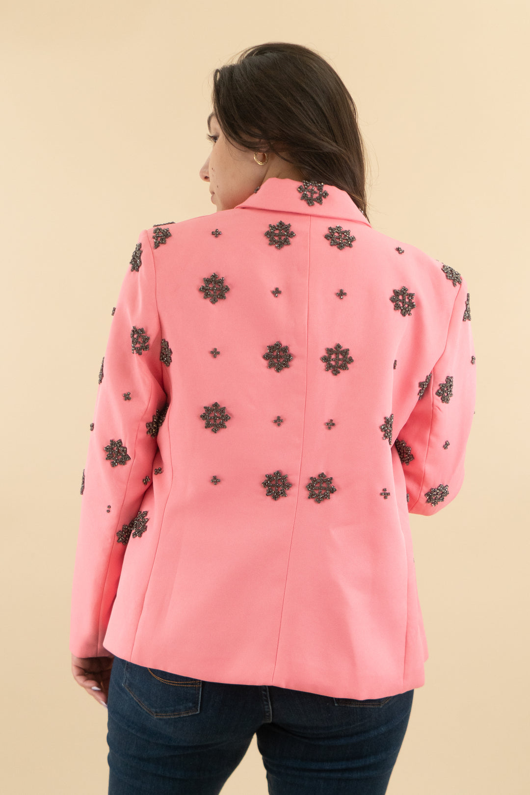 *AUCTION* l'agence pink and black blazer (l;0)