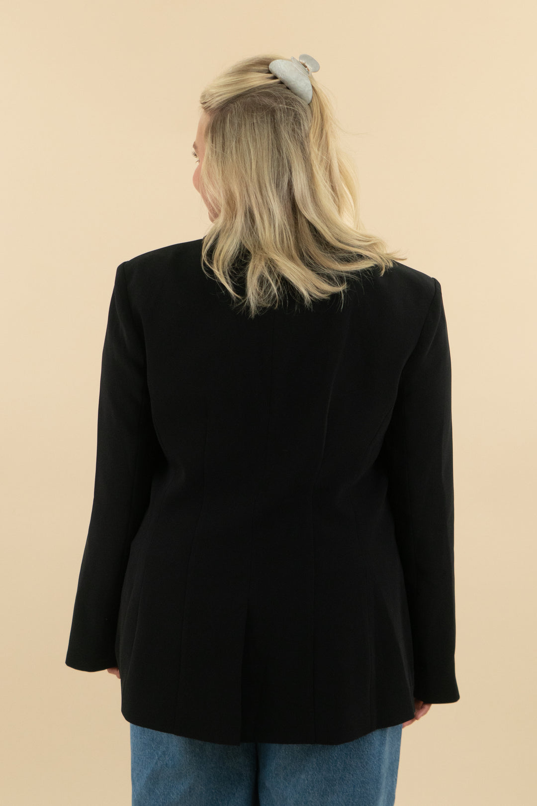 cinq a sept black blazer nwt (xl; retail $695)