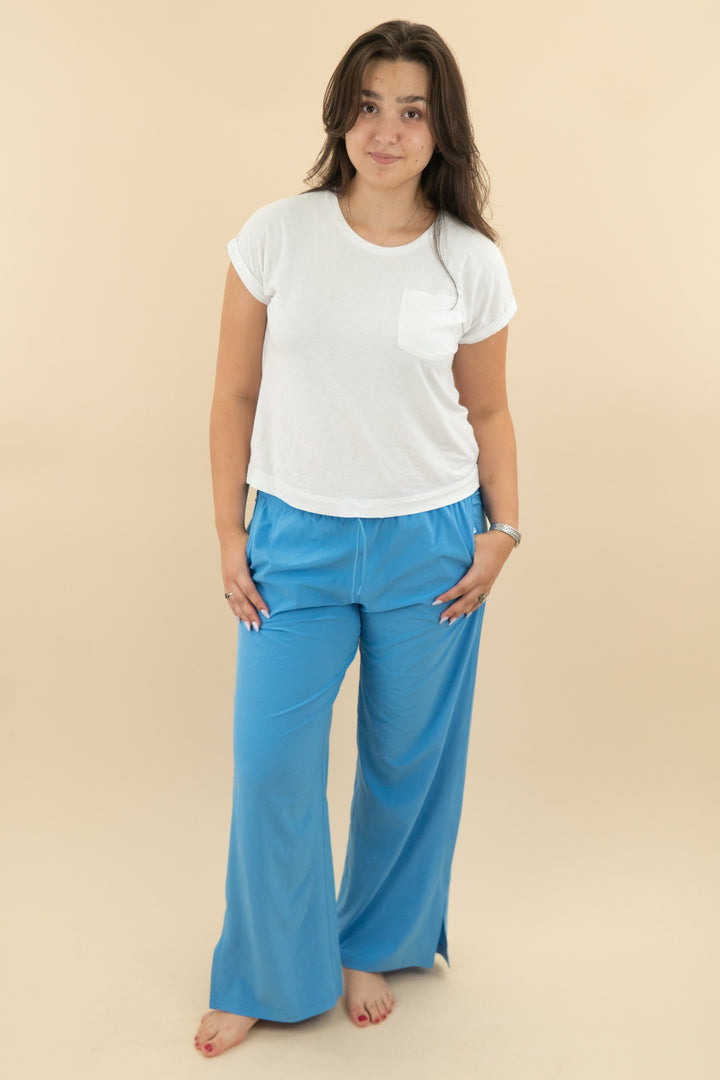 lululemon blue athletic pant (l; retail $128)